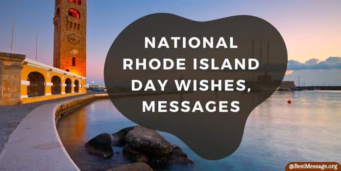 National Rhode Island Day Wishes, Messages