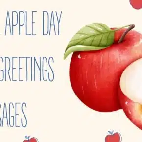 National Apple Day Wishes, Messages
