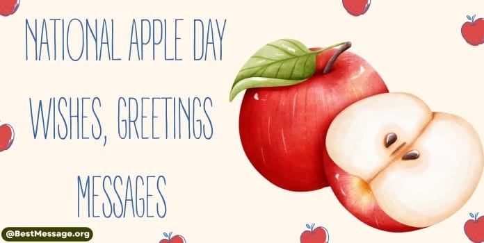 National Apple Day Wishes, Messages