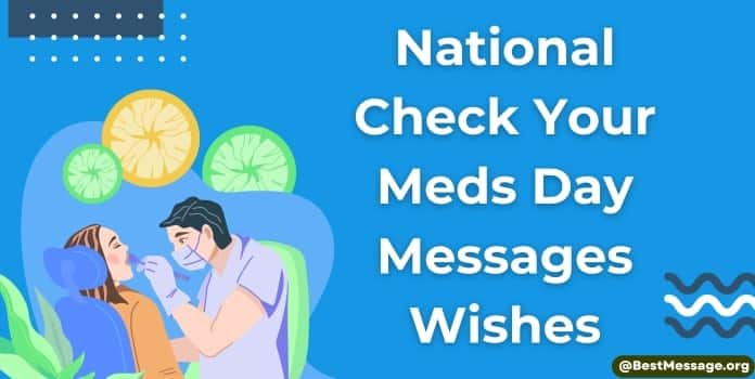 National Check Your Meds Day Messages, Quotes