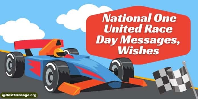 One United Race Day Messages, Quotes