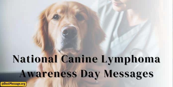 Canine Lymphoma Awareness Day Messages, Quotes