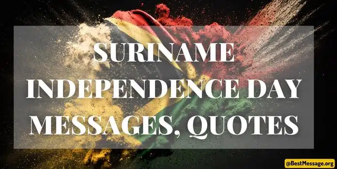 Suriname Independence Day Wishes, Messages