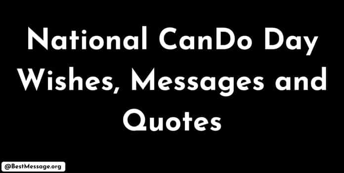 National CanDo Day Wishes, Messages