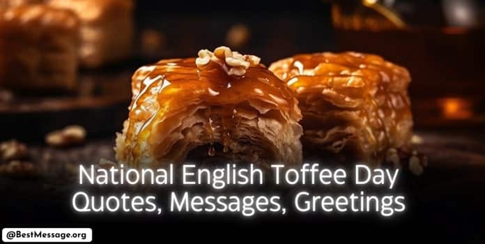English Toffee Day Quotes, Messages Image