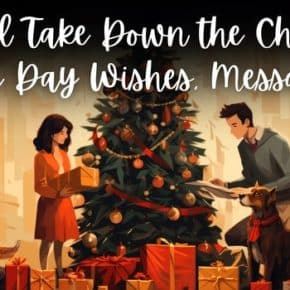 National Take Down the Christmas Tree Day Messages Image