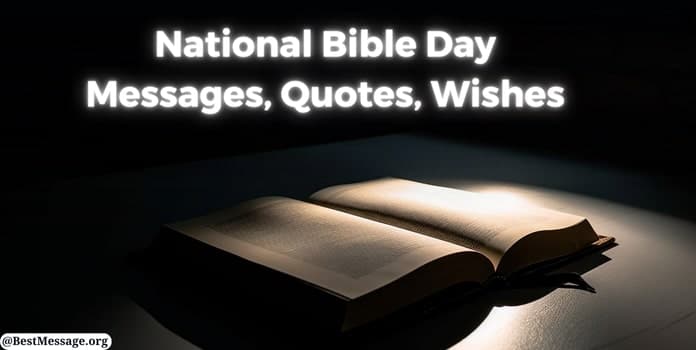 National Bible Day Messages, Quotes