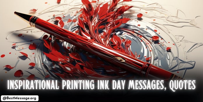 Printing Ink Day Messages, Quotes