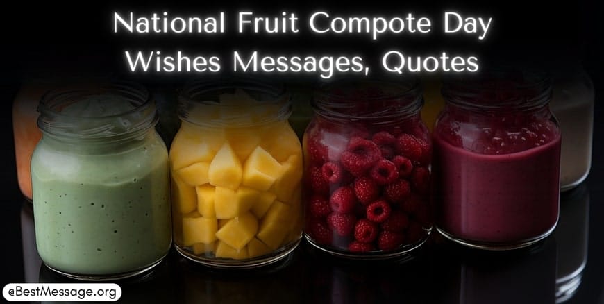 National Fruit Compote Day Wishes Messages Image